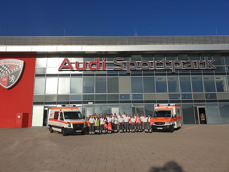 Sanitätsdienst DFB Pokalspiel